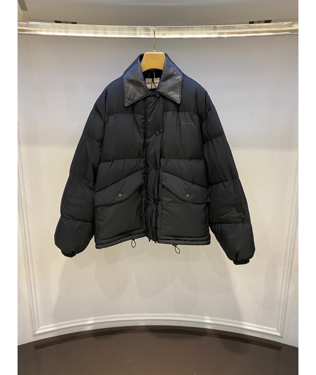 MIU MIU Черный пуховик, фото 6