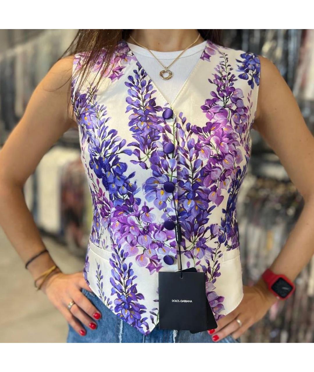 DOLCE&GABBANA Шелковый жилет, фото 8