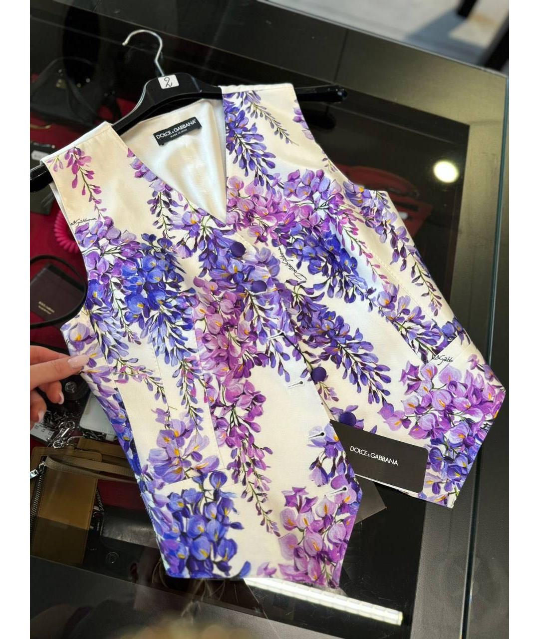 DOLCE&GABBANA Шелковый жилет, фото 7