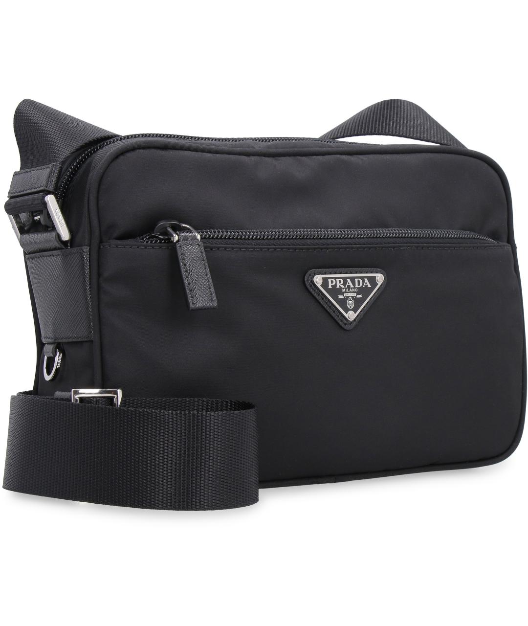 PRADA Черная сумка через плечо, фото 3