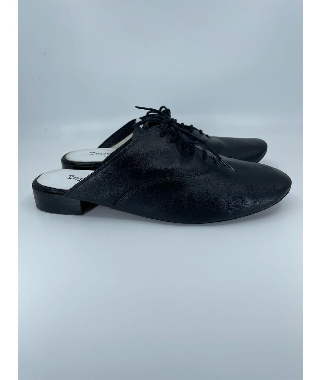 REPETTO Черные кожаные мюли, фото 6
