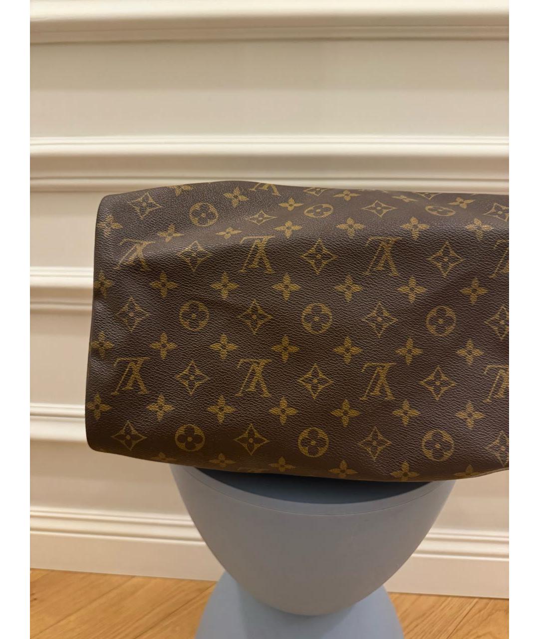 LOUIS VUITTON Коричневая сумка с короткими ручками, фото 5