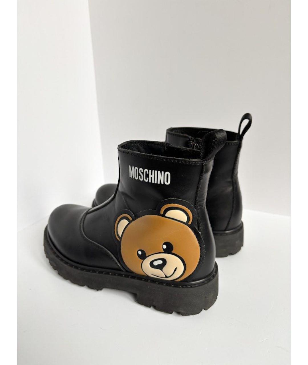 MOSCHINO Кожаные ботинки, фото 4