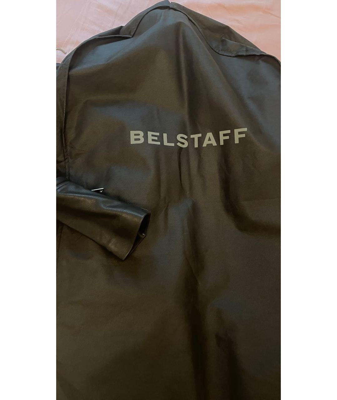 BELSTAFF Черная кожаная куртка, фото 6