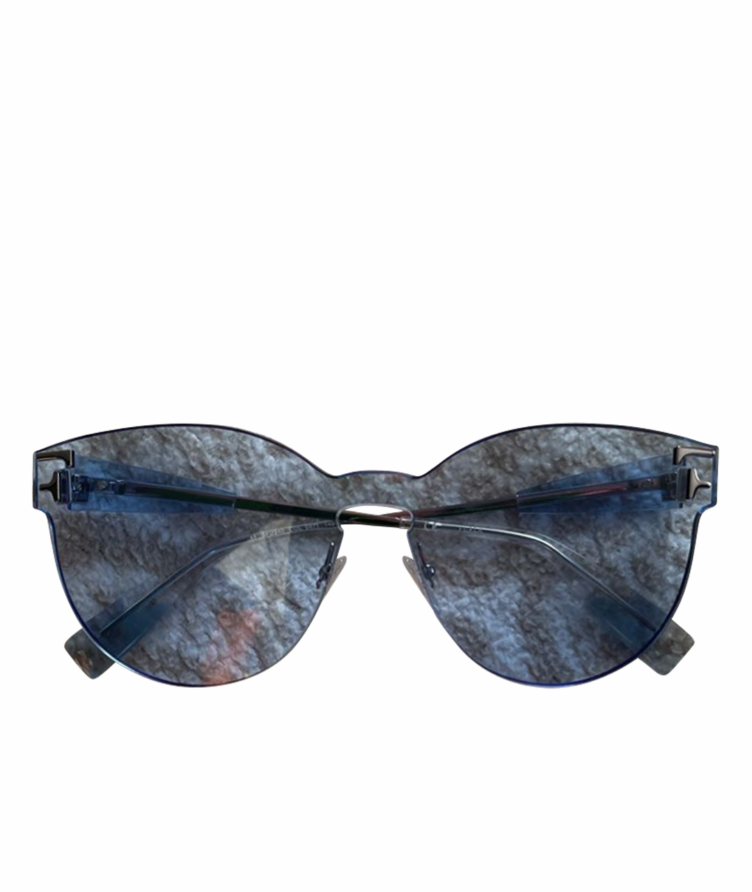 DOLCE&GABBANA Голубые пластиковые солнцезащитные очки, фото 1
