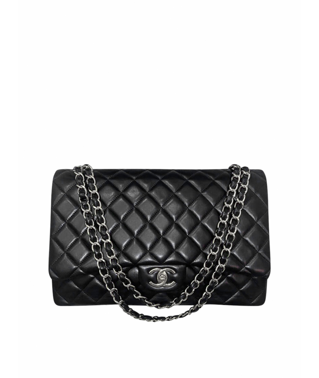 CHANEL Черная кожаная сумка тоут, фото 1