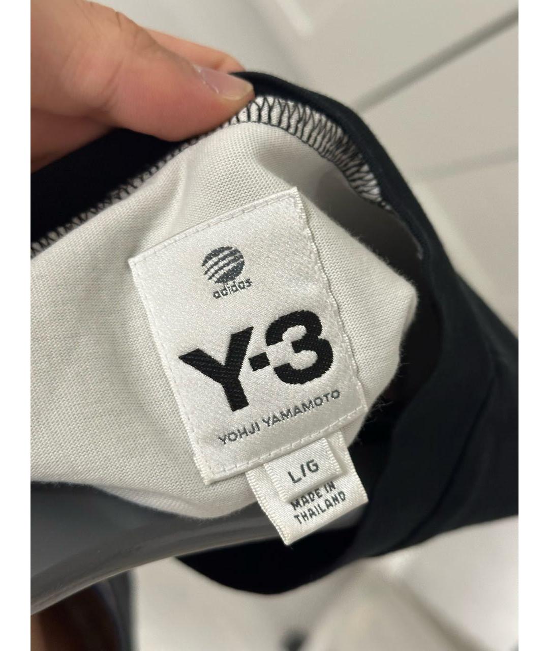 Y-3 Черная футболка, фото 7