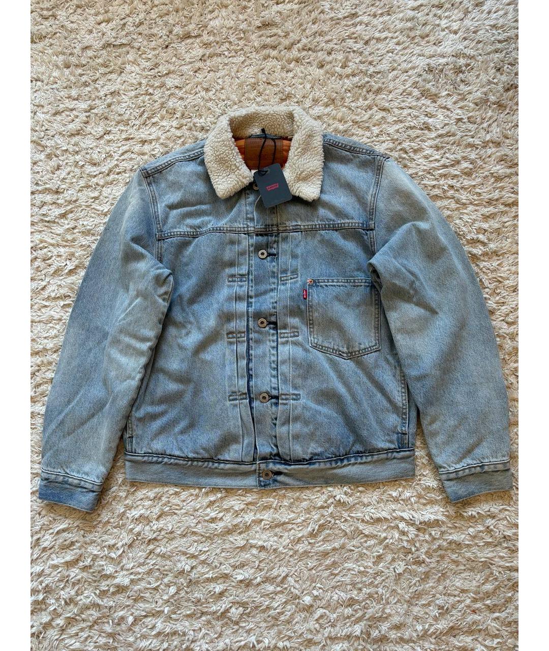 LEVI'S Синяя хлопковая куртка, фото 6