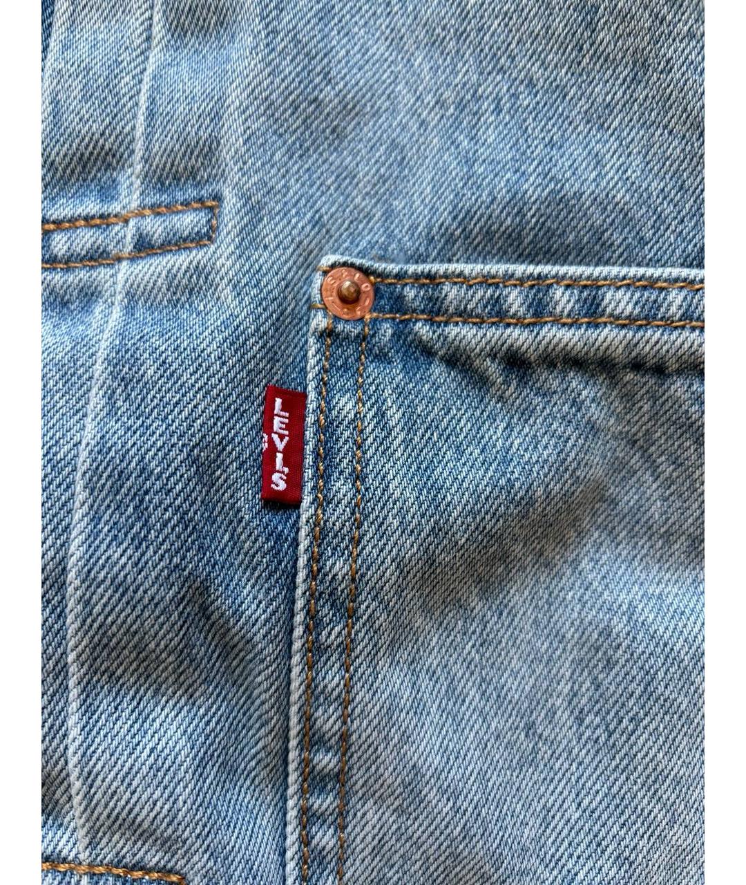 LEVI'S Синяя хлопковая куртка, фото 3