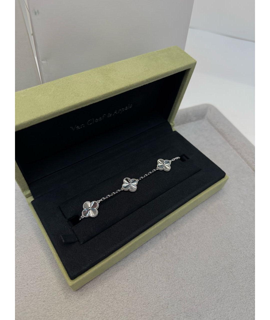 VAN CLEEF & ARPELS Серебрянный браслет из белого золота, фото 2