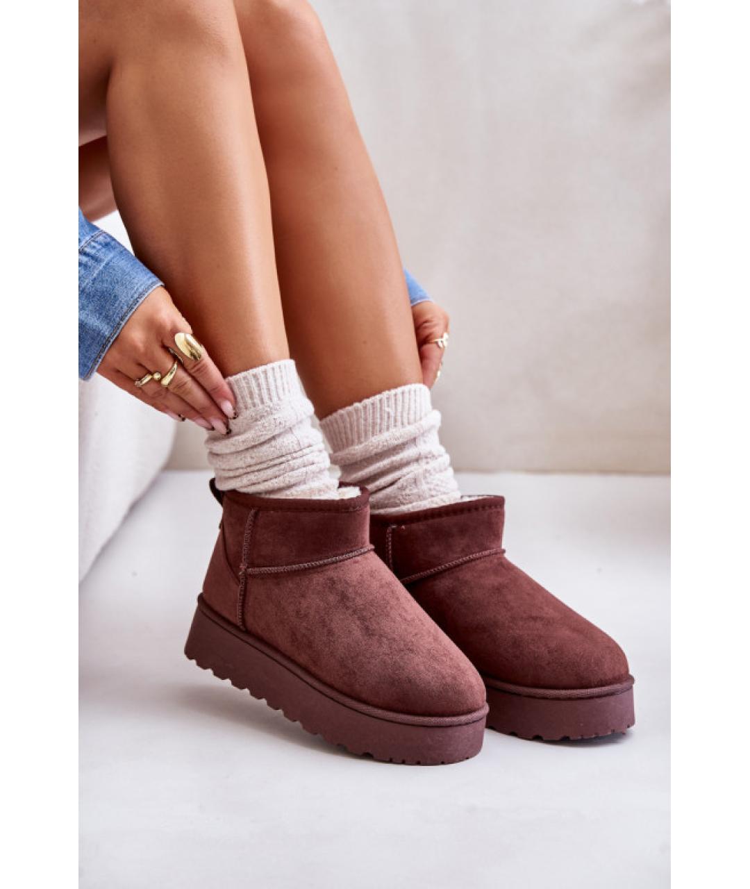 UGG AUSTRALIA Коричневые замшевые ботинки, фото 6