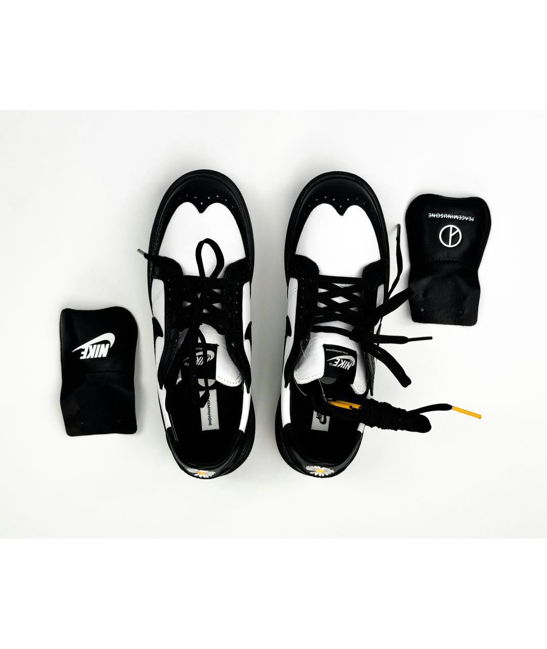 NIKE Черные кожаные кеды, фото 3