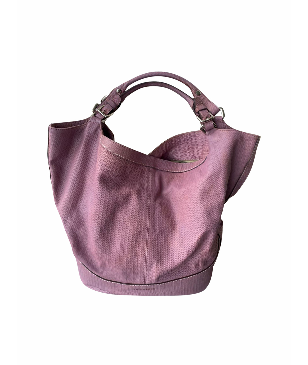 JIL SANDER Розовая кожаная сумка тоут, фото 1