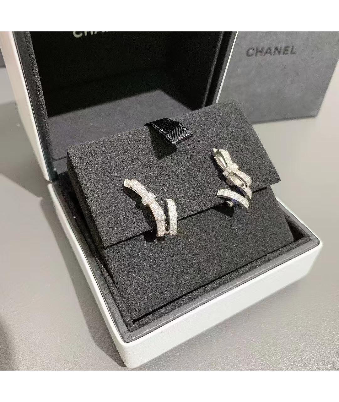 CHANEL Серьги из белого золота, фото 2