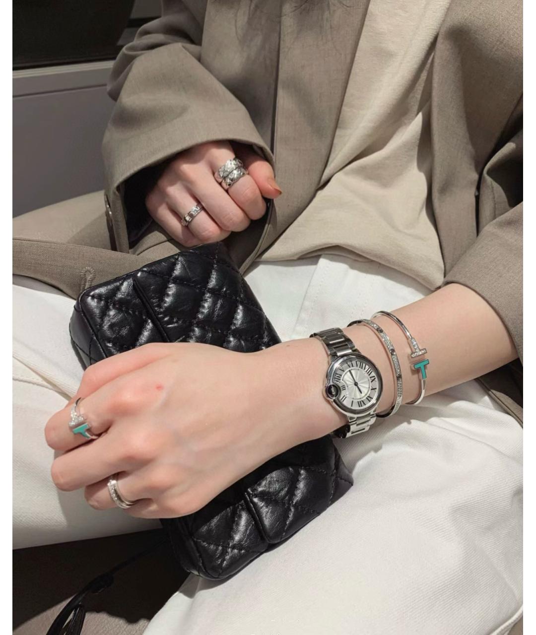 TIFFANY&CO Бирюзовый браслет из белого золота, фото 7