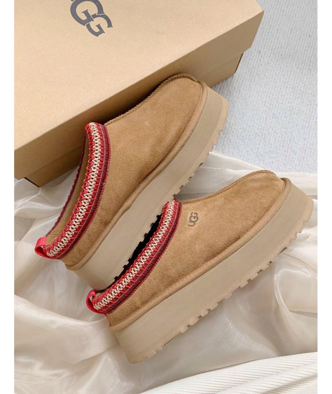 UGG AUSTRALIA Коричневые замшевые мюли, фото 6