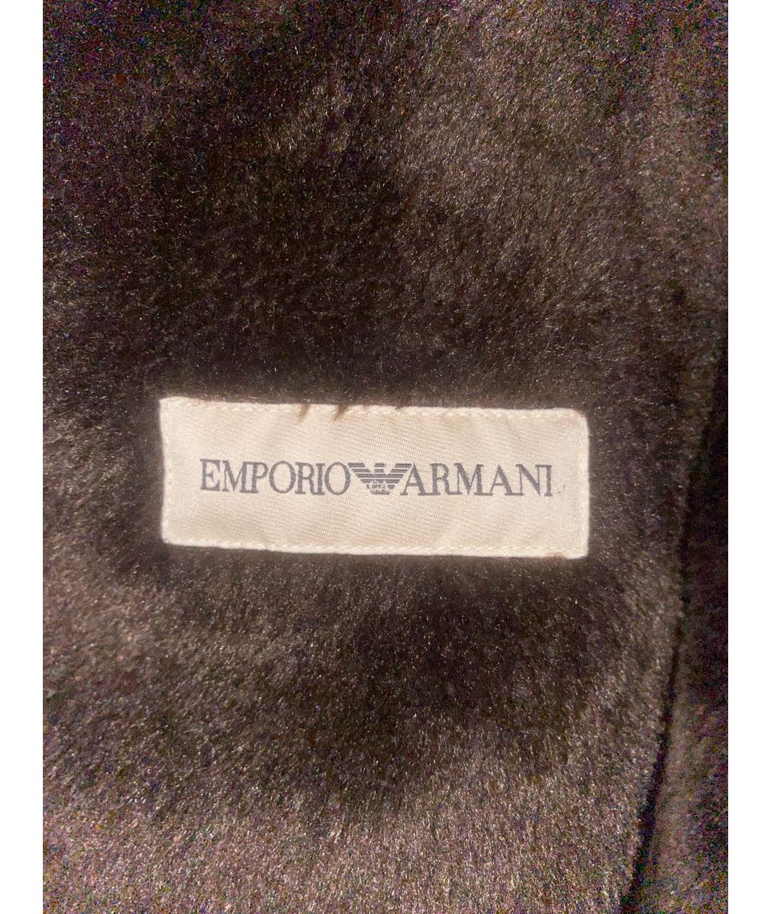 EMPORIO ARMANI Коричневая замшевая дубленка/шуба, фото 3