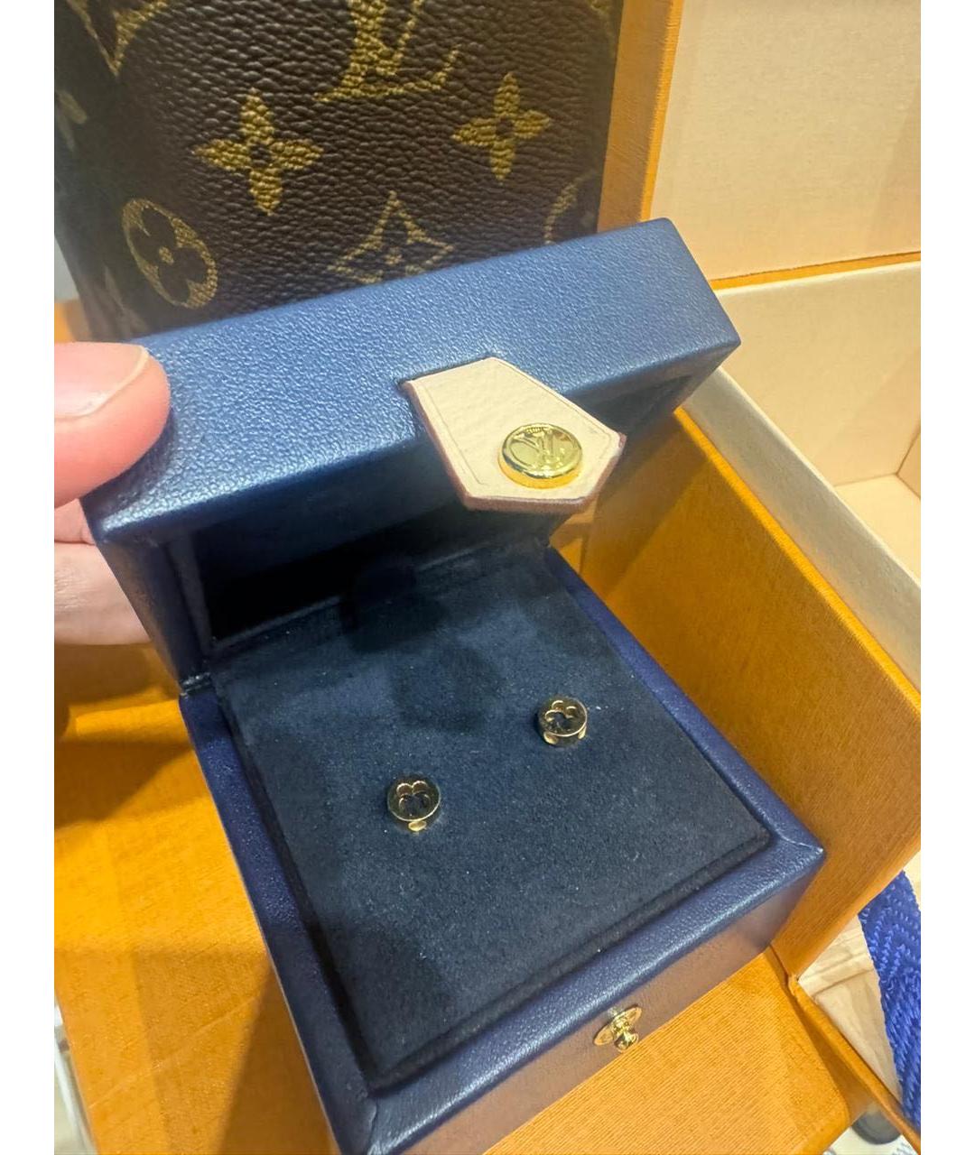 LOUIS VUITTON Золотые серьги из желтого золота, фото 3
