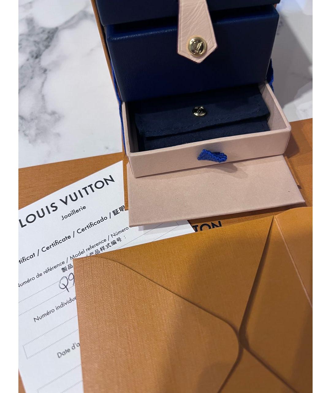 LOUIS VUITTON Золотые серьги из желтого золота, фото 5