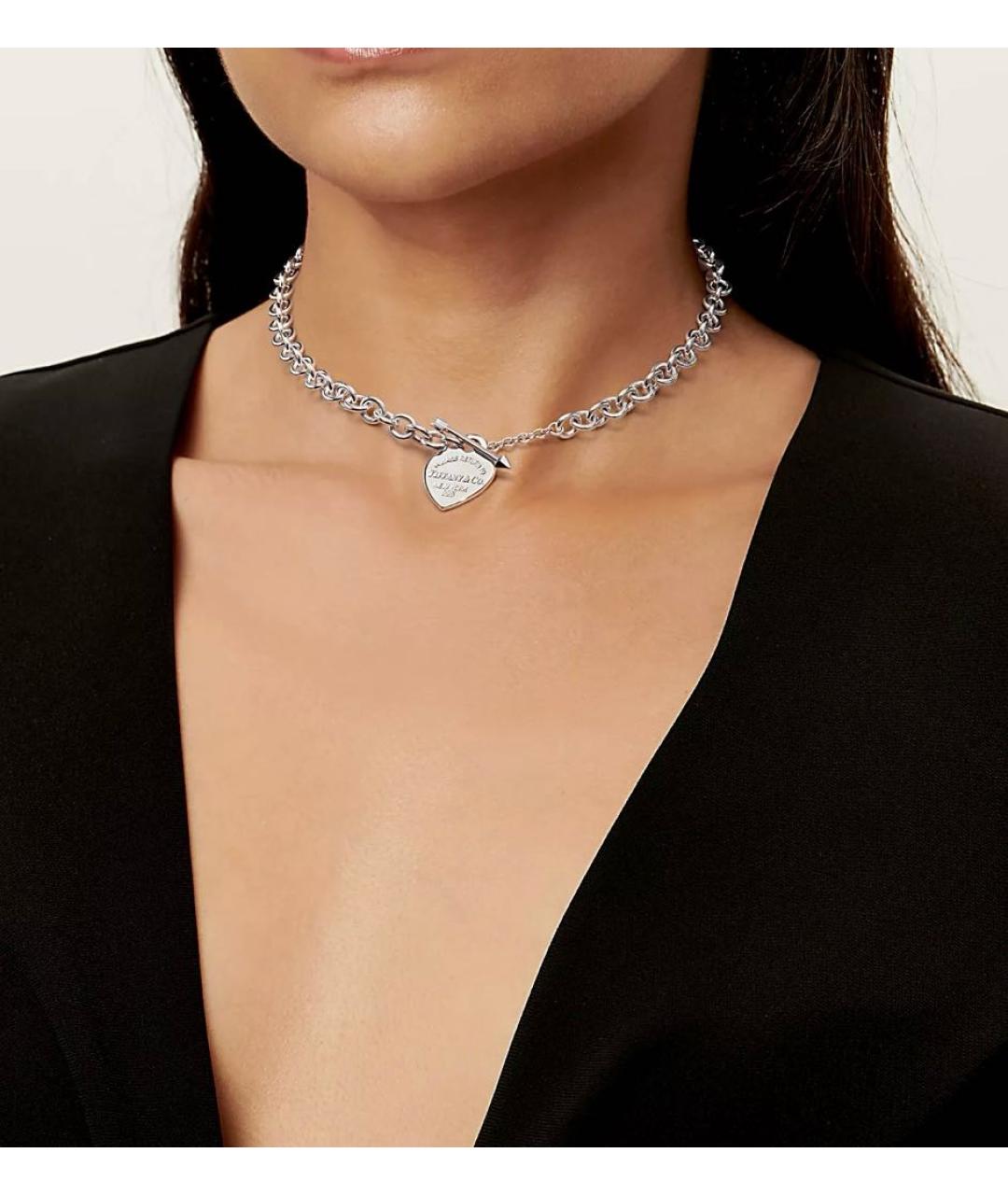 TIFFANY&CO Серебряное серебряное колье, фото 2