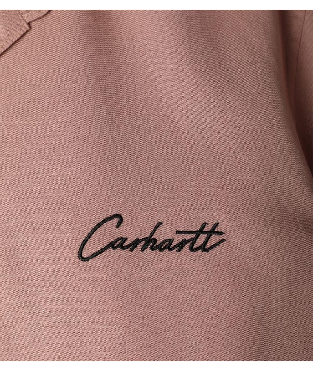 CARHARTT WIP Розовая хлопковая кэжуал рубашка, фото 3