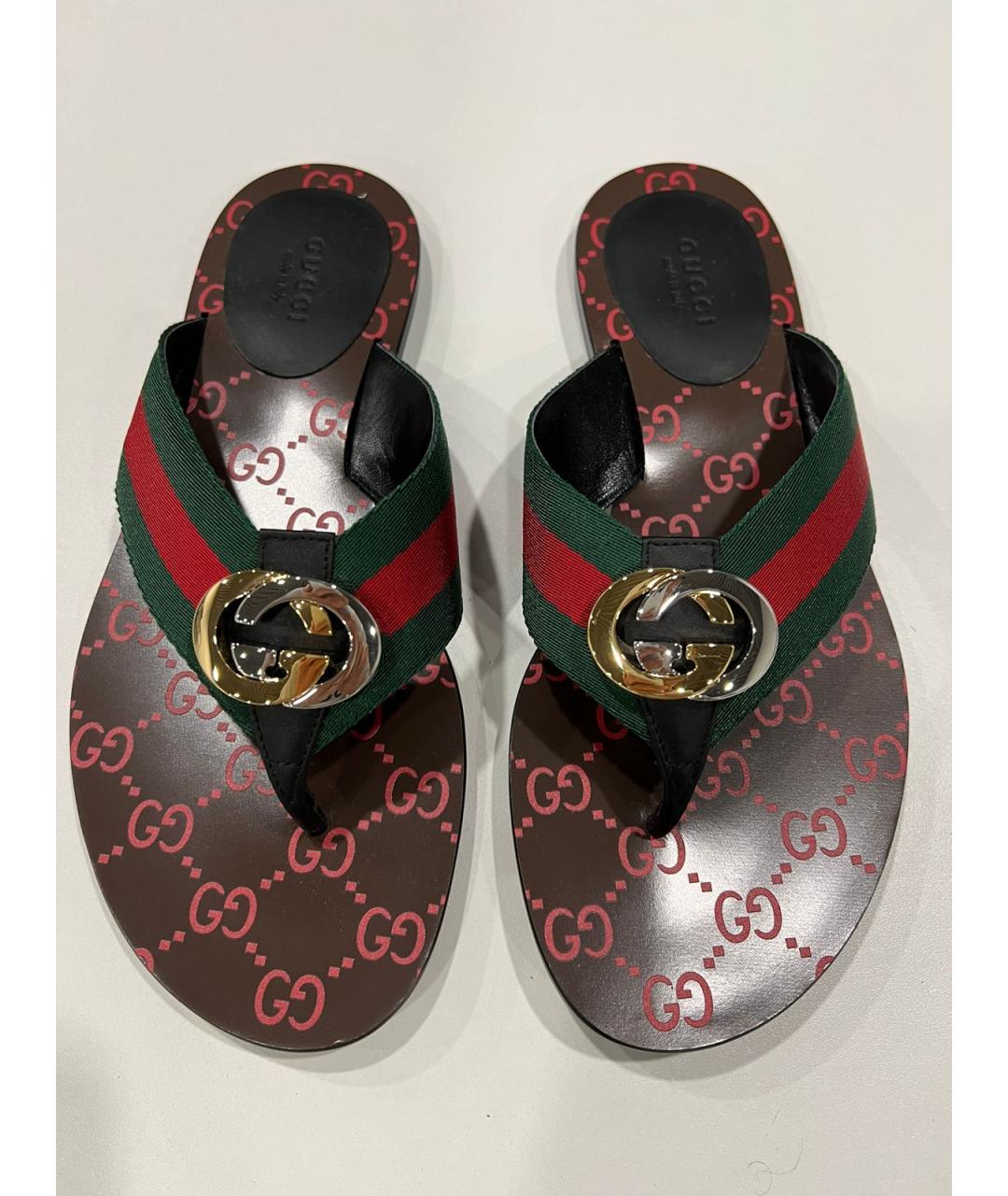 GUCCI Мульти шлепанцы, фото 2