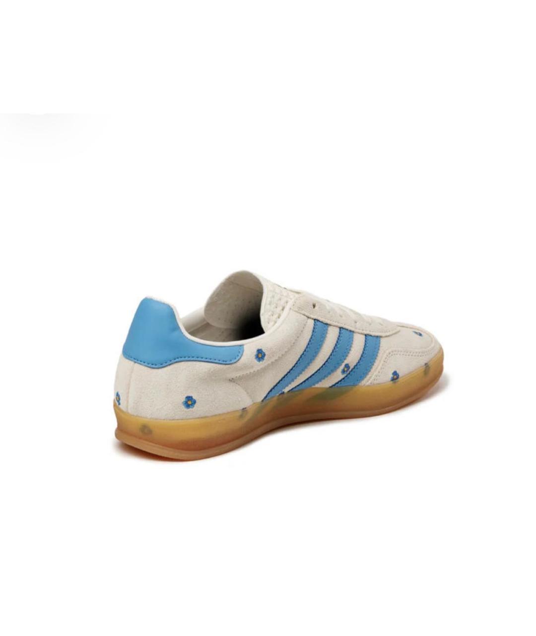 ADIDAS Бежевые замшевые кеды, фото 3