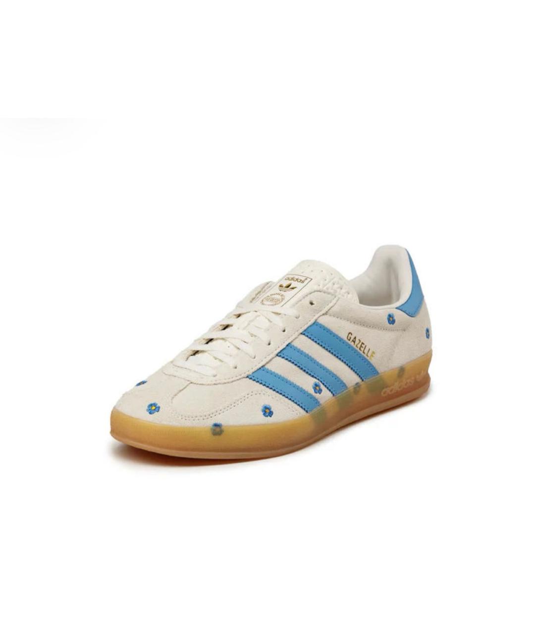 ADIDAS Бежевые замшевые кеды, фото 2