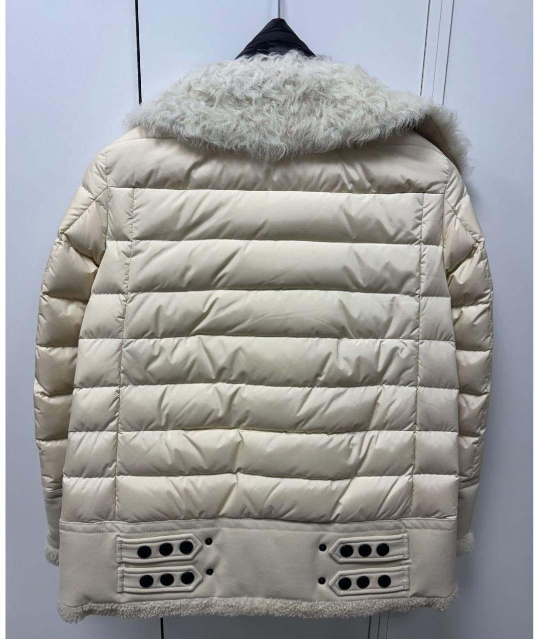 MONCLER Бежевый пуховик, фото 2