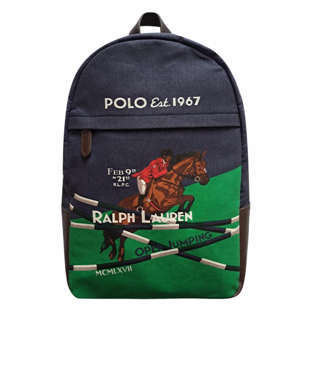 POLO RALPH LAUREN Синий рюкзак, фото 1