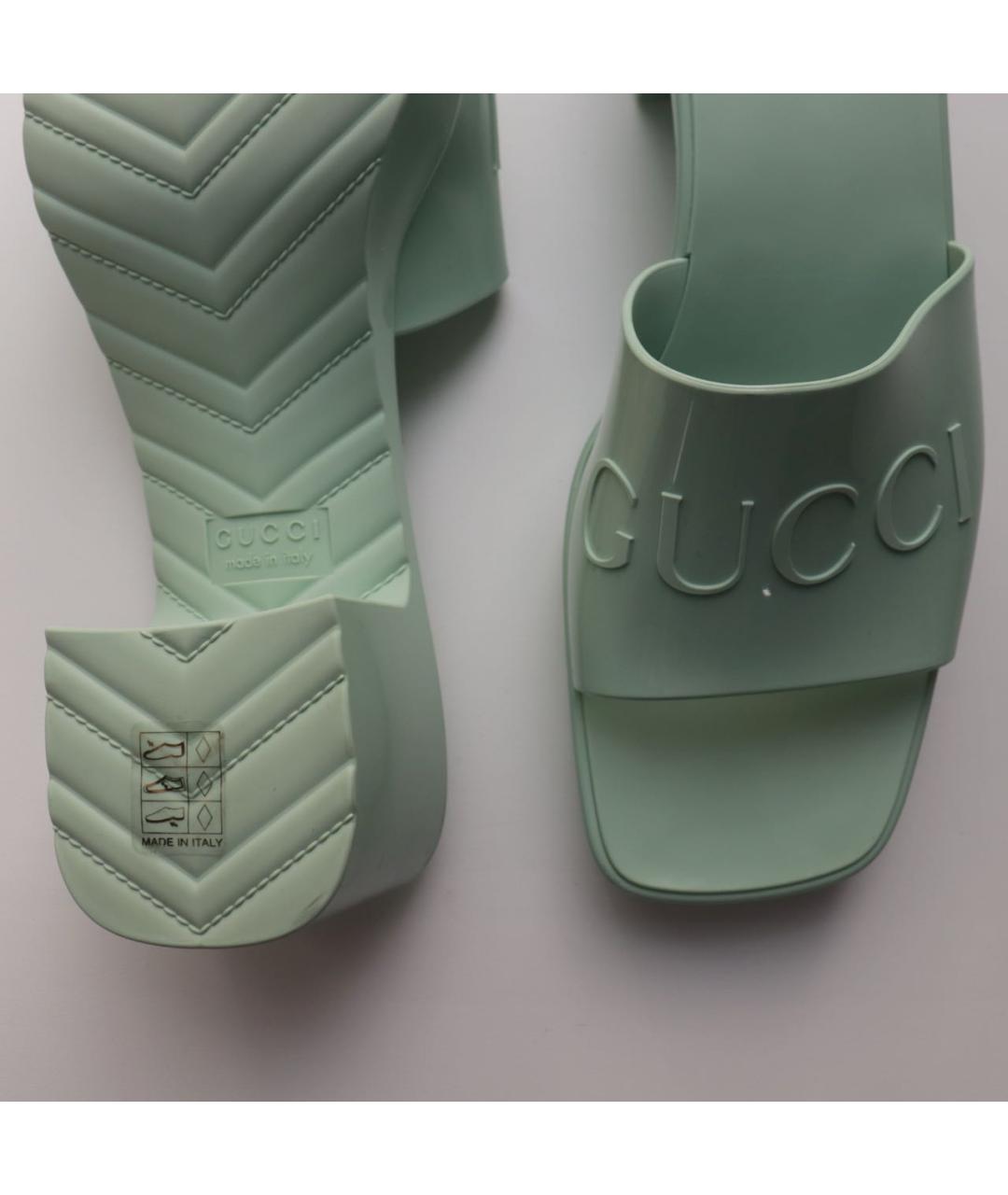 GUCCI Резиновые мюли, фото 6