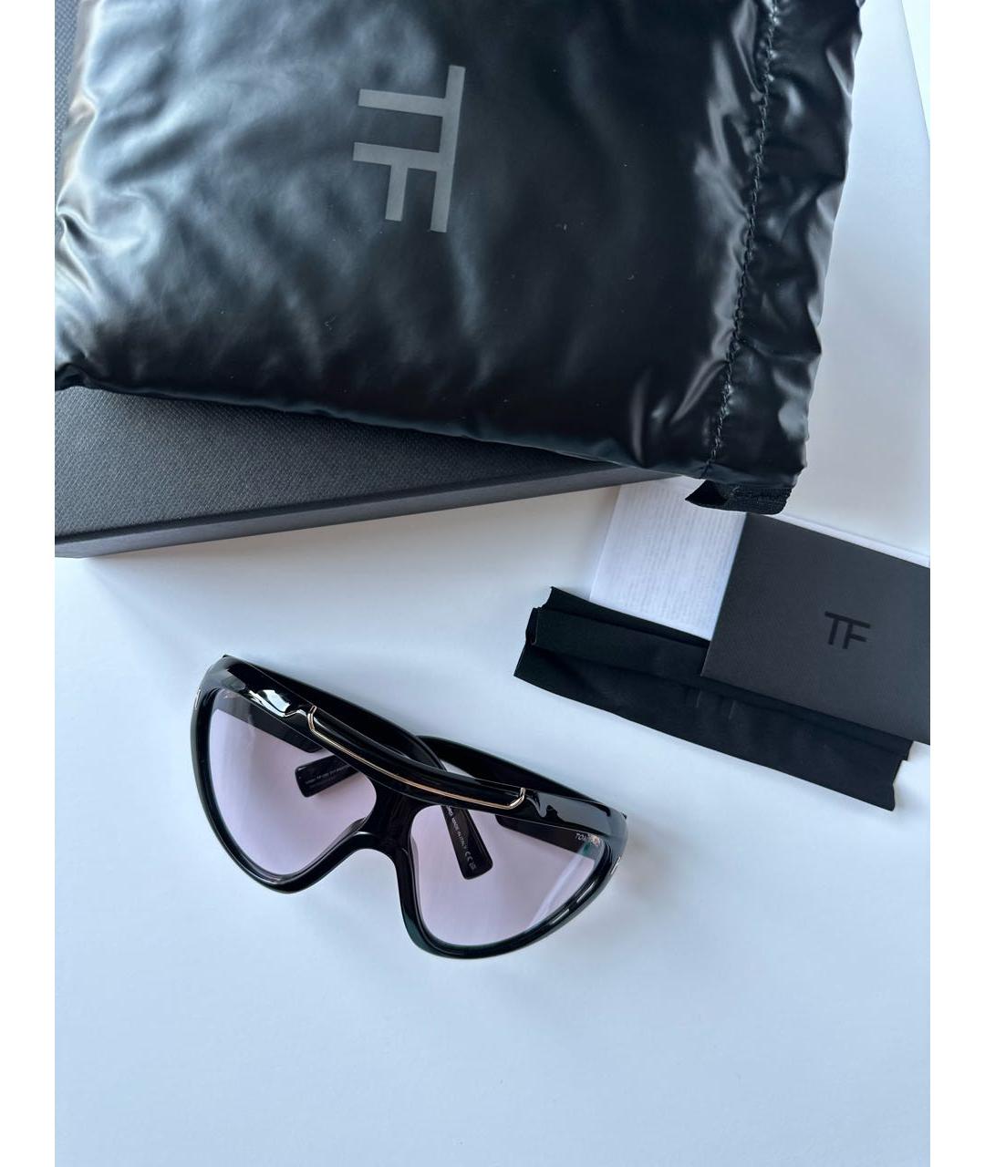 TOM FORD Фиолетовые пластиковые солнцезащитные очки, фото 3