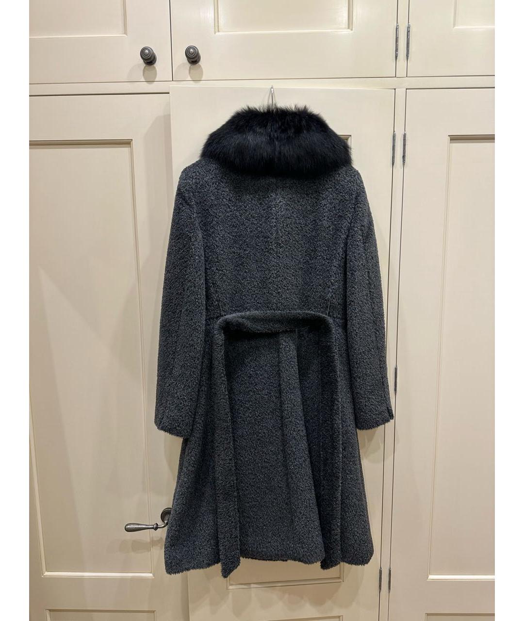 MAX MARA STUDIO Антрацитовое пальто, фото 2