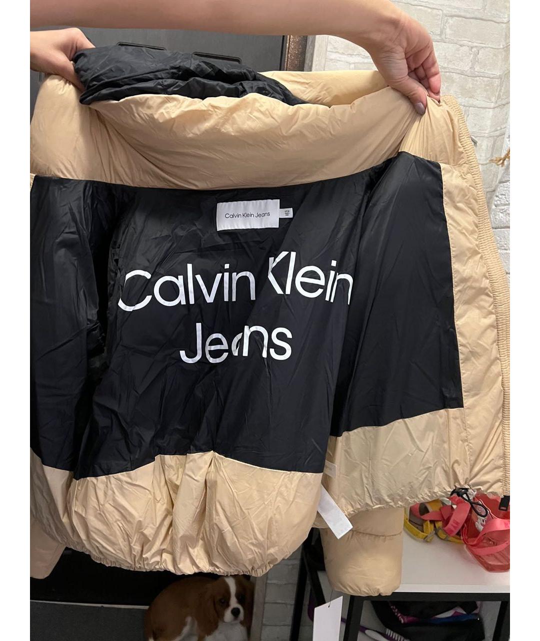 CALVIN KLEIN JEANS Антрацитовый пуховик, фото 5