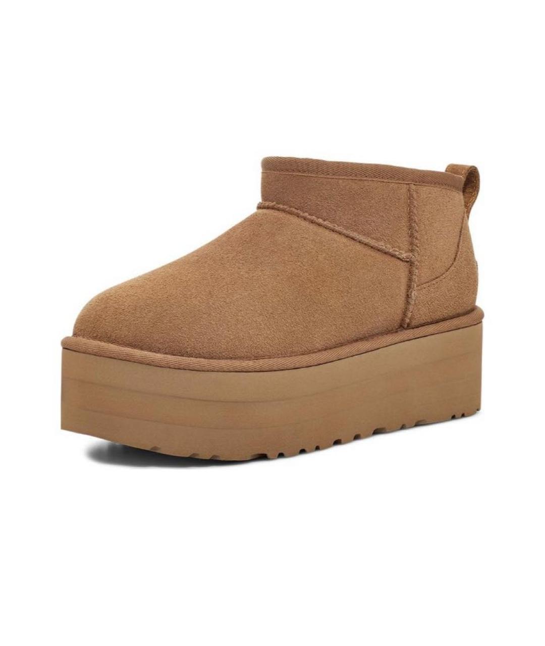 UGG AUSTRALIA Оранжевое замшевые ботинки, фото 2