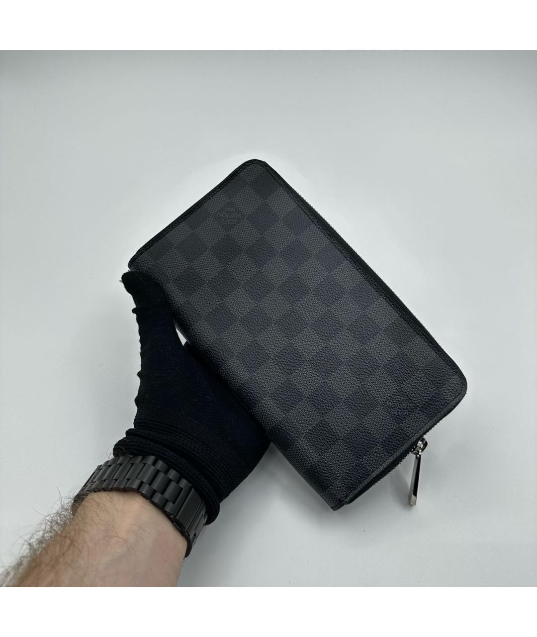 LOUIS VUITTON Черный кошелек, фото 9