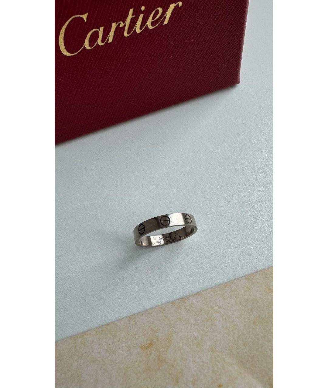 CARTIER Серебряное кольцо из белого золота, фото 7