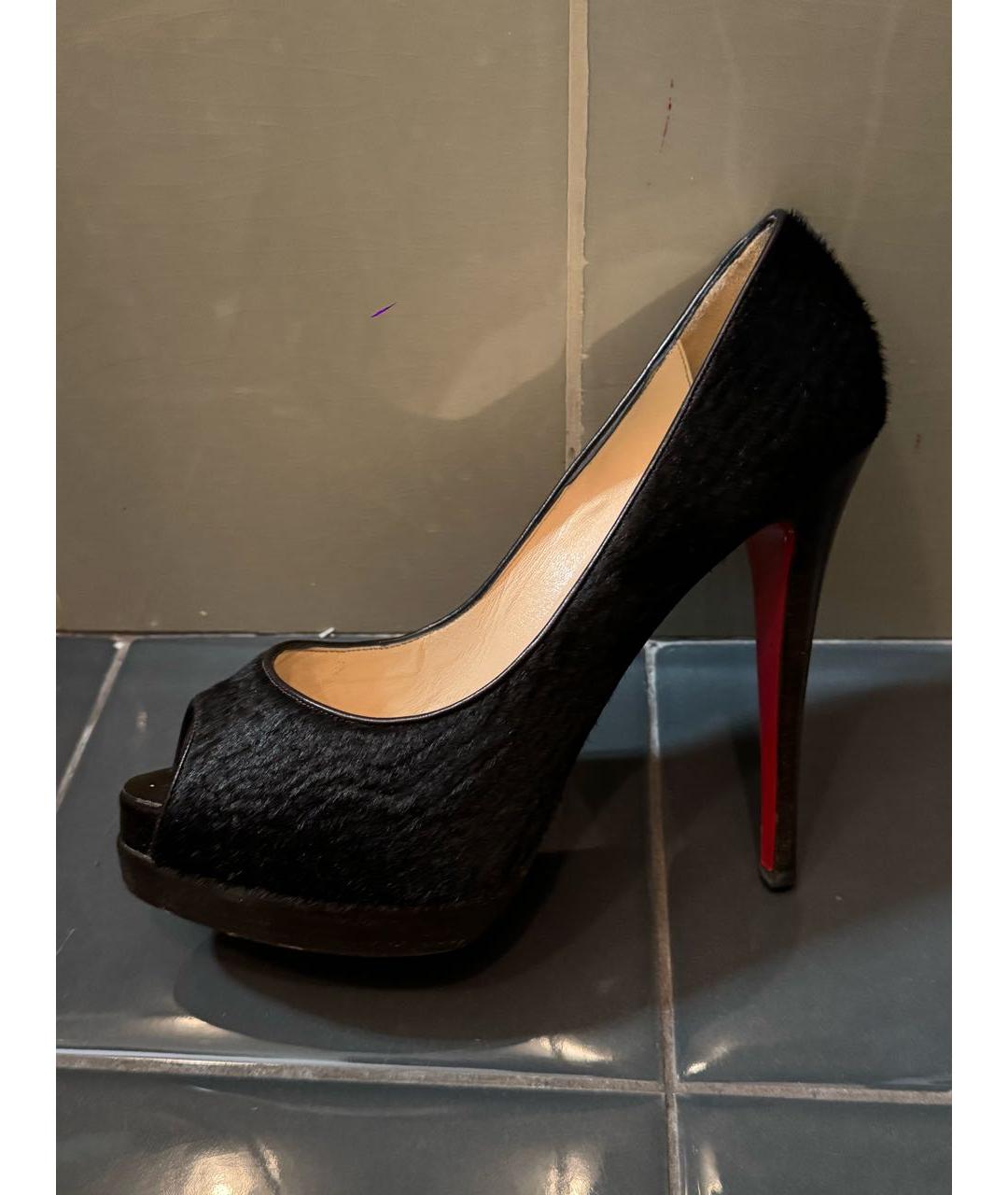 CHRISTIAN LOUBOUTIN Черные туфли, фото 4