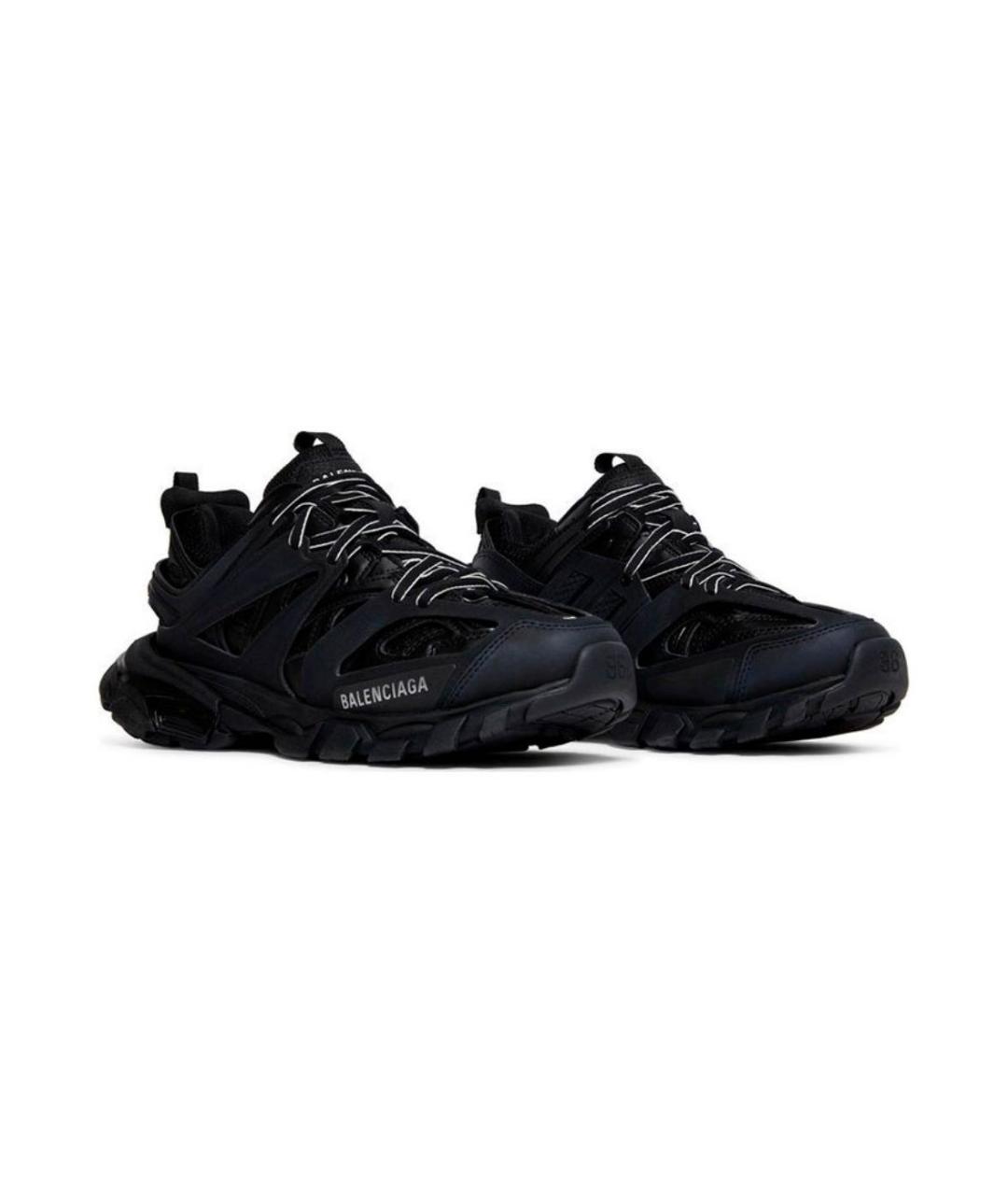 BALENCIAGA Черные текстильные кроссовки, фото 2