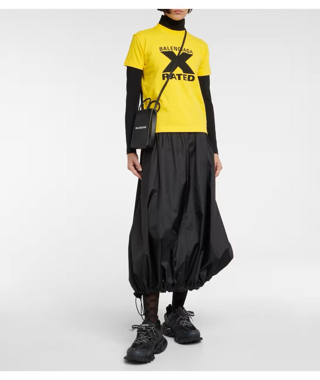 BALENCIAGA Черные текстильные кроссовки, фото 7