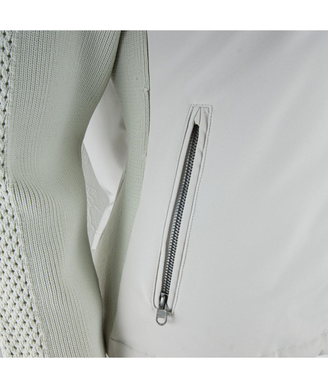 WOOLRICH Бежевая полиэстеровая куртка, фото 4