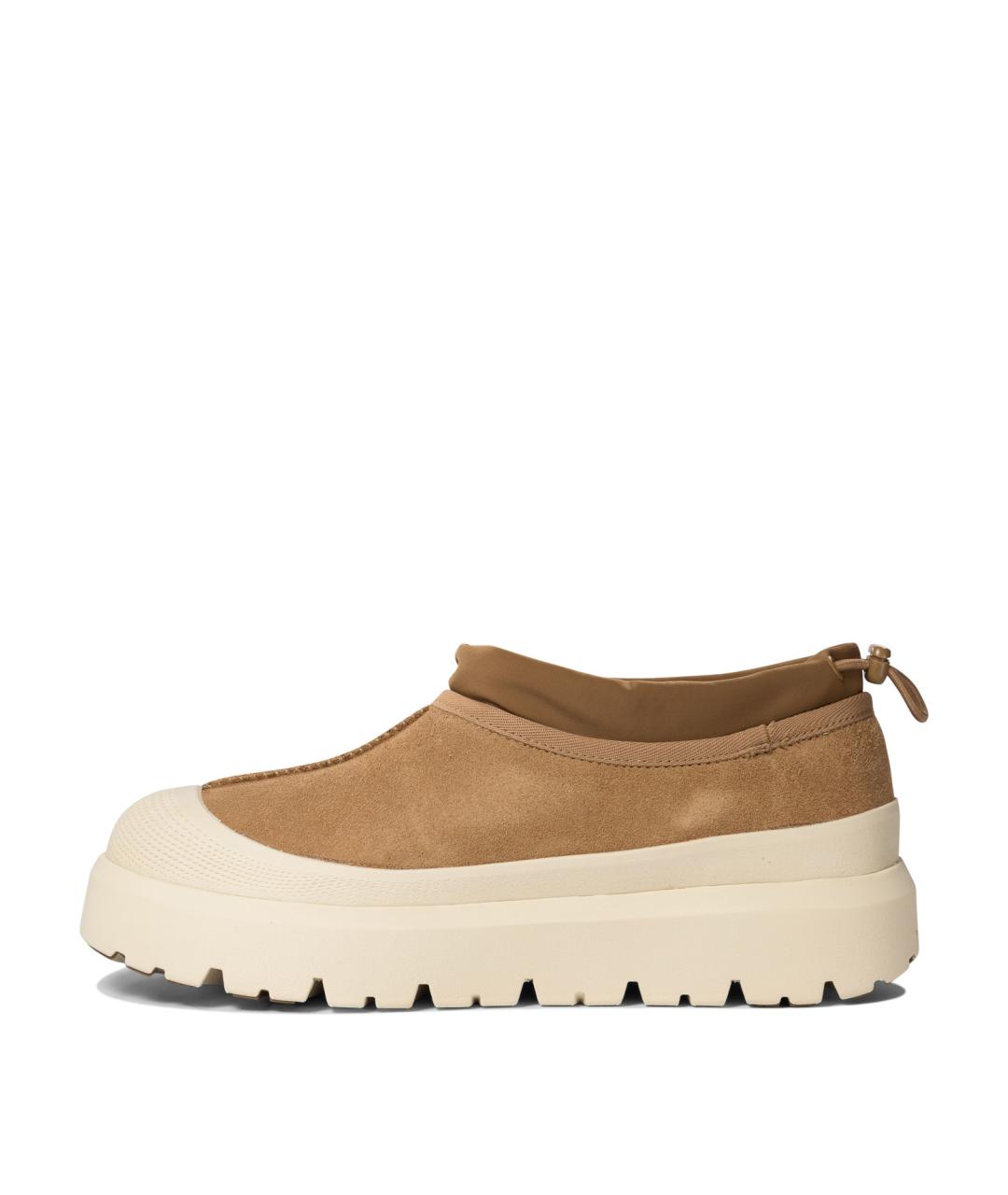 UGG AUSTRALIA Бежевые замшевые слипоны, фото 3