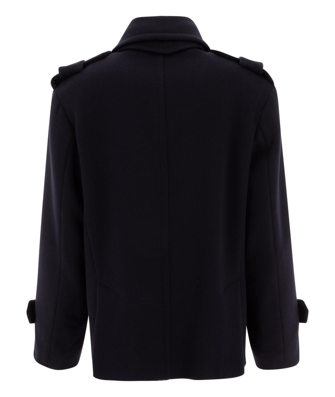 MAX MARA Синее шерстяное пальто, фото 2
