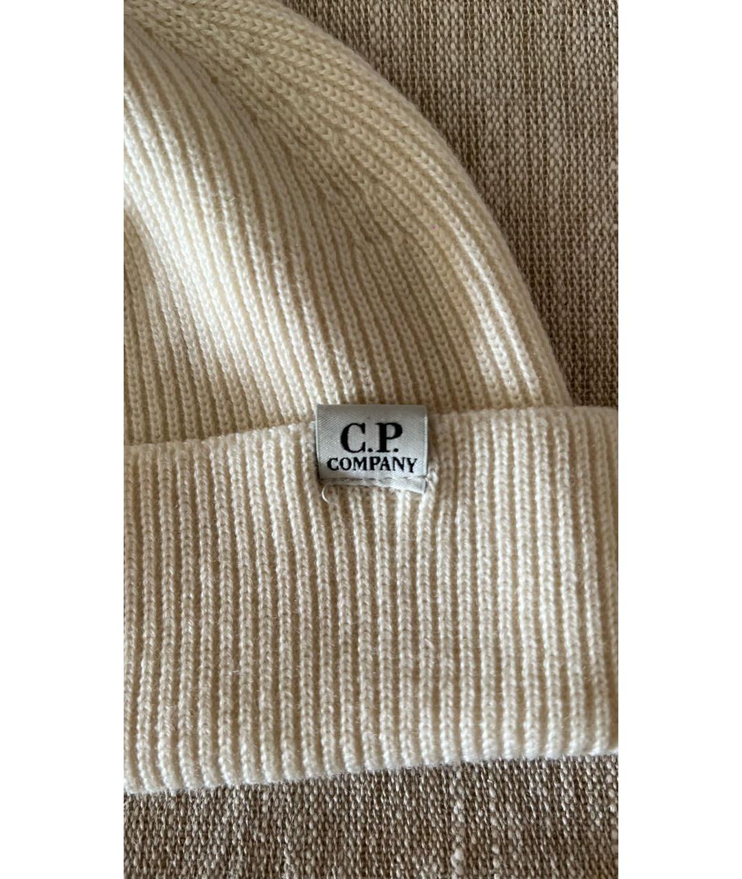 CP COMPANY Бежевая шерстяная шапка, фото 3