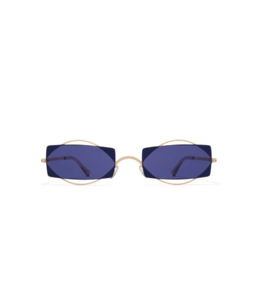 MYKITA Синие металлические солнцезащитные очки, фото 1
