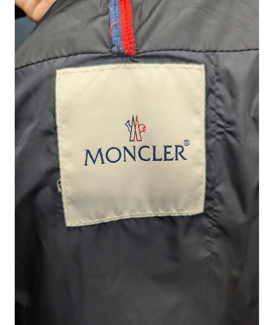 MONCLER Черный пуховик, фото 3