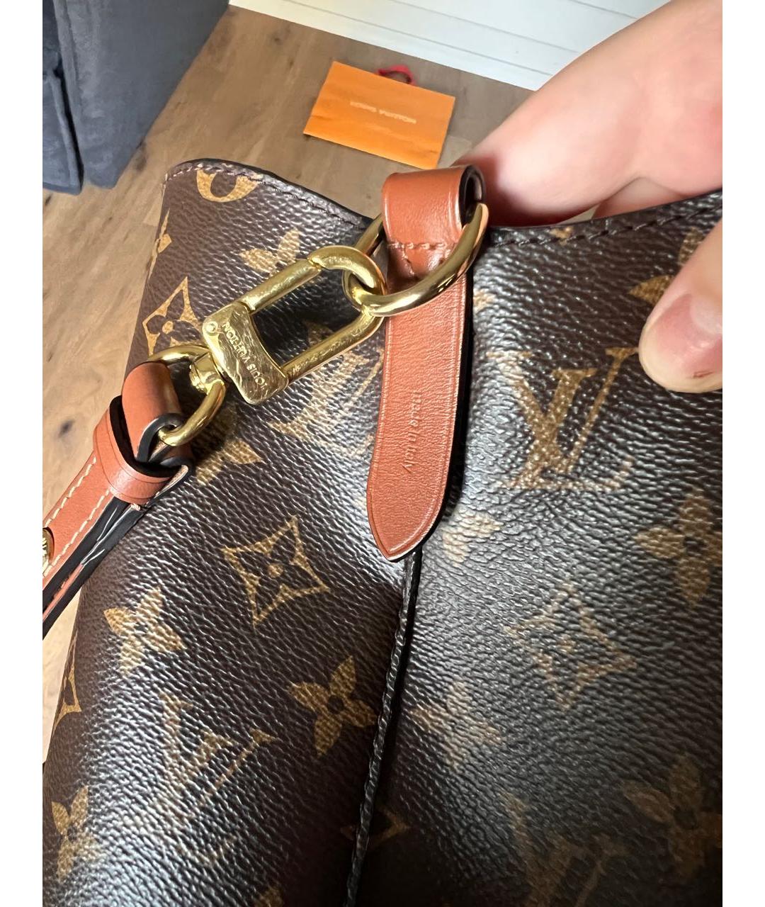 LOUIS VUITTON Коричневая сумка через плечо, фото 3