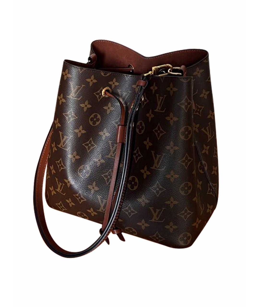 LOUIS VUITTON Коричневая сумка через плечо, фото 1