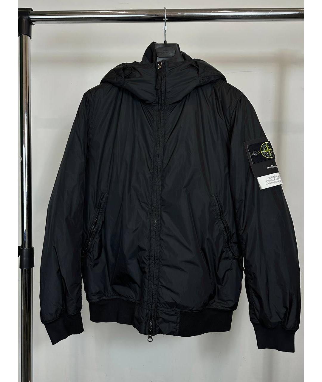 STONE ISLAND Черная полиамидовая куртка, фото 8