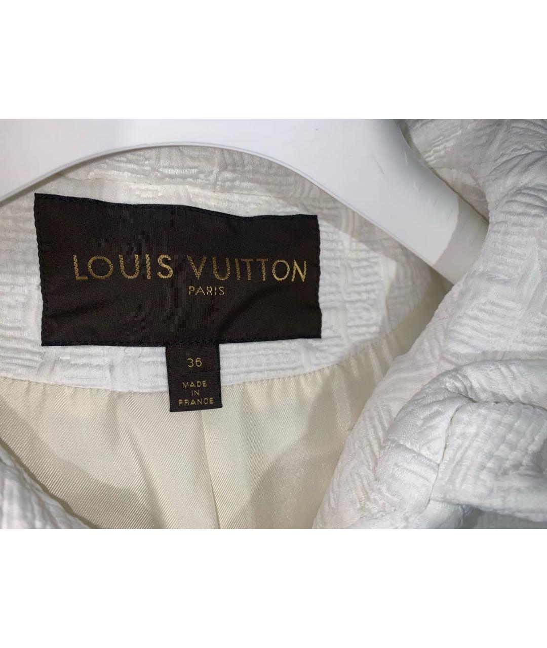 LOUIS VUITTON Белое платье, фото 3